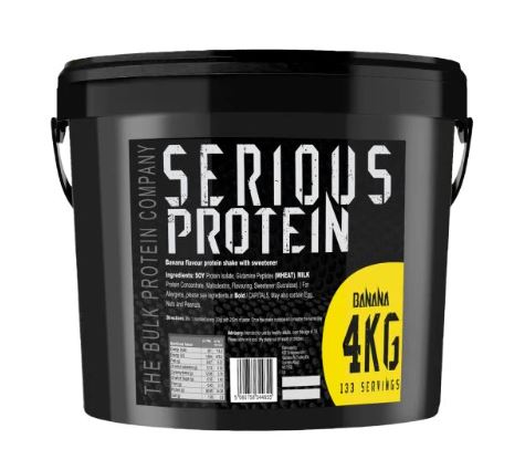 The Bulk Protein Company Serious Protein - 4kg Free Next Day Delivery