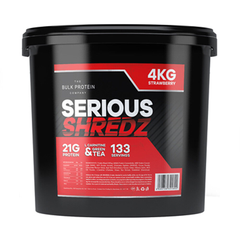 The Bulk Protein Company - Serious Shredz Diet Whey Protein Powder - 4kg