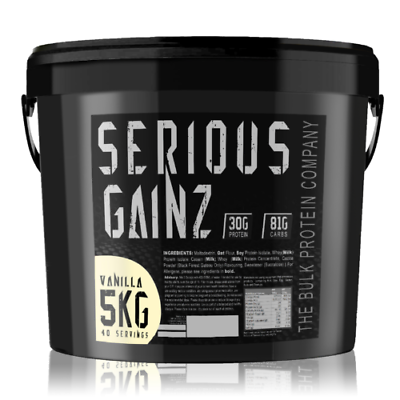 The Bulk Protein Company Serious Gainz Mass Gainer - Free Next Day Delivery